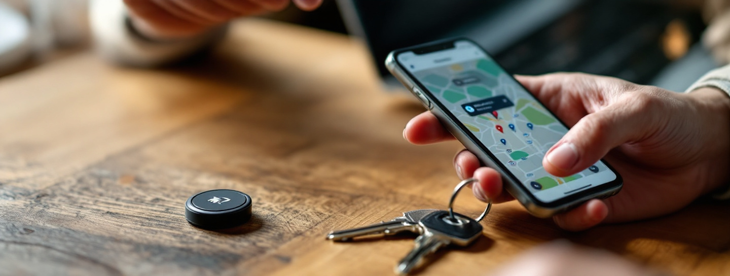 GPS-Tracker und Schlüsselfinder mit Smartphone-Ortung